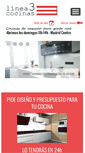Mobile Screenshot of linea3cocinas.com